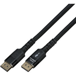 Connection cable, GRS compliant 80Gbps 16K60Hz, 5 m, black, DisplayPort 2.1 plug, straight to DisplayPort 2.1 plug, straight, DP