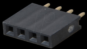 094-1-004-0-NFX-YS0 Female Header 2,54 mm, 1X04, straight