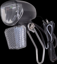 40026 Bike - Front light, LED, 30 Lux, parking light/dynamo