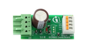 Płytka ewaluacyjna, DEMO_BCR602_60V_ICTRL, XDPL8218, do uzycia z: BCR602, Płytka demonstracyjna, Płytka ewaluacyjna,