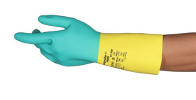 Rękawice robocze rozmiar: 7 materiał: Naturalny lateks kauczukowy zastosowanie: Odporność na działanie substancji