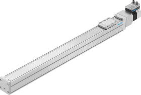 Siłownik liniowy elektryczny długość skoku 600mm obciążenie 200N Festo Napięcie wejściowe 24V dc Mikrosiłownik liniowy