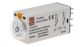 Przekaźnik Czasowy Zwłoczny Jednofunkcyjny 0.1 › 3Min Dpdt 2-Stykowy Dpdt...