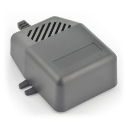 Obudowa na zasilacz plastikowa Kradex Z92UW - 85x78x32mm czarna z uszami