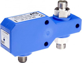 SS270120, czujnik przepływu, woda, kalorymetryczny, 67x112x27 mm, G1/4 cala, 24 V DC, PNP NO (NO), wtykowy