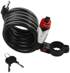 Burg Wächter 1650 180 REFLEX Zapięcie rowerowe, spiralne Zapięcie kluczykowe