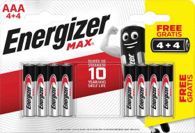 Bateria AAA Płaskie Energizer 1.5V Energizer MAX
