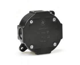 Puszka n/t hermetyczna pusta 79x79x37mm IP44 czarn