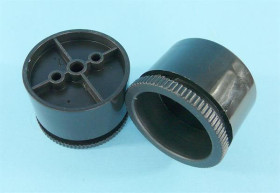 NOGI MEBLOWE REGULOWANE 30/35mm CZARNE