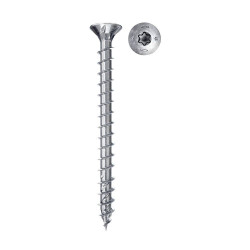 Fischer 670450 Power-Fast II Wkręt z łbem płaskim 6 mm 40 mm Profil T stal cynkowany galwanicznie 200 szt.