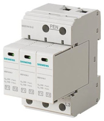 Ogranicznik przepięć Typ T1+T2 3P Uc 335V 12,5kA TN-C SENTRON 5SD7413-2
