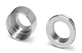 Adapter do dławnic kablowych gwint wew M20 gwint zew M16 Mosiądz platerowany niklem rozmiar gwintu 20mm IP65 Phoenix