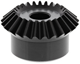 Przekładnia stożkowa zęby 25 otwór 10mm 1:1 Stal 1.5 kąt 20° skok 1.5mm Skośne