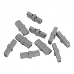 10 sztuk szybkozłączki oświetleniowe zaciskowa 0.2-2.5 mm² 450V 24A z przyciskiem VDE UL DGN 4197