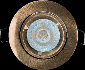 4279 Recessed ceiling ring, round, swivelling, bronze