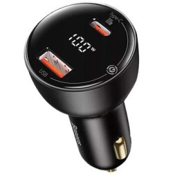Baseus TZCCZX-01 100W szybka ładowarka samochodowa z gniazdem USB QC3.0 oraz USB-C PD 3.0 PPS