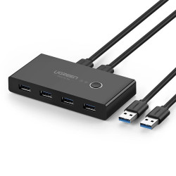 Switch Box Hub USB 3.2 Gen1 UGREEN Przełącznik 4xUSB na dwa komputery US216