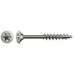 SPAX 0197000600803 Universal Screw 6 x 80mm T-Star &#x2B; Stainless Steel A2 100pc