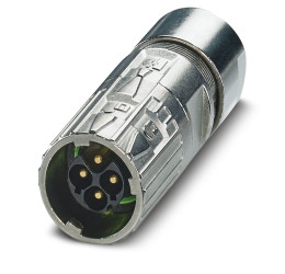 Złącze wielostykowe przemysłowe 4-pinowe M17 Montaż na kablu Wtyczka Phoenix Contact