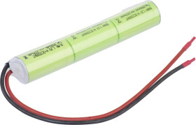 Pakiet akumulatorów Sub-C, NiMH Mexcel Inline L1x3, Ilość ogniw: 3, 3.6 V, 2500 mAh, Możliwa wysoka temperatura, Przewód