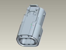 Automoive HEMS HVA 280 connector housing