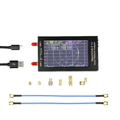 NanoVNA V2 Przenośny Analizator Sieci Wektorowych 50KHz do 3000MHz Urządzenie do Testowania Częstotliwości RF Wysoki Zakres Dina