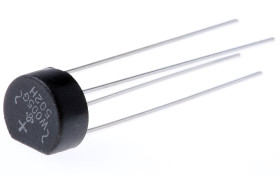 Mostek prostowniczy Jednofazowy 1.5A 50V Połączenie silikonowe WOG