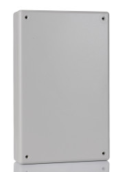 Obudowa ABS szerokość zew. 140 mm długość zew. 220 mm wys. zew. 40 mm Hammond IP54 Szary