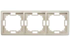 Simon Basic Standard Ramka potrójna uniwersalna beżowa BMR3/12