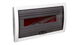 Rozdzielnica Podtynkowa, 1-Rzędowa, 18-Modułowa Ip40, Drzwi Transparentne /...