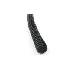 Rura karbowana - peszel czarna 5/7 przecięta / 011495
