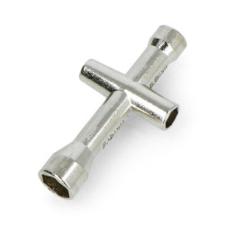 Uniwersalny sześciokątny klucz krzyżakowy do dysz drukarek 3D