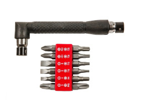 Końcówki wkrętakowe z uchwytem zestaw 13 elementów 39D389