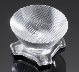 Soczewka LED owalna 21.6 (Dia.) x 11.7mm, D 21.6mm, do użytku z Cree XB-D, Cree XB-H, Cree XP-E, Cree XP-E2, Cree XP-G,