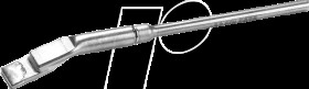 0452FDLF075/SB ERSADUR desoldering tip, for CHIP TOOL desoldering tweezers (045