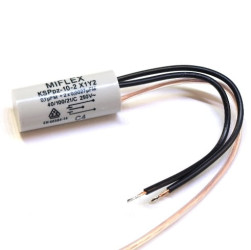 KSPpz-10-2 0,1uF / 250V kondensator rozruchowy - silnikowy, przewód