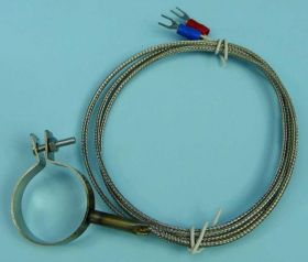 SONDA TEMP.Z TERMOPARĄ TYP-K Z OBEJMĄ