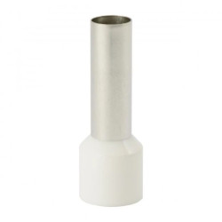Końcówka tulejkowa izolowana HI 16,0/18-bi biała (100 szt.) Al/Cu