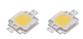Opencircuit Warm white 10W LED Chips - 2 pcs