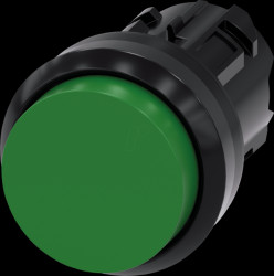 3SU1000-0BB40-0AA0 SIRIUS ACT pushbutton, Ø 22 mm, green