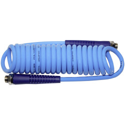 Aerotec 2010154 Coil Hose 245mm 10 Bar Flexible PU-Hose with Swivel Joint
