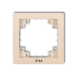 Ramka pośrednia do łączników IP44 beżowy 1DRPH