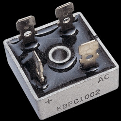 KBPC1006 Bridge rectifier, metal, 420 V AC/600 V, 10 A