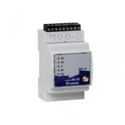 Cyfrowy programator astronomiczny microBLUE GPS z anteną zewnętrzną na śrubę 230 V AC 52x104x62 mm AC1: 5A/250 V AC RABB7012G1W8