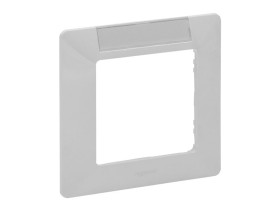 VALENA LIFE Ramka 1 pojedyncza biała z etykiet 754011 LEGRAND