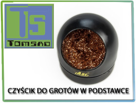 Czyścik do grotów w podstawce