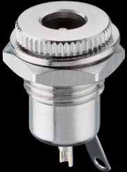 54437 Panel-mounted coupler, front mounting, pin Ø 2.0 mm