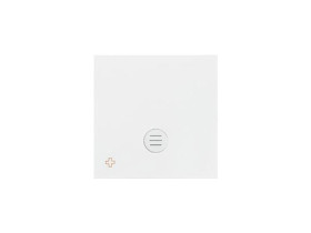 SIMON 55 Klawisz pojedynczy z oczkiem do: SW1M, SW6M, SW7M, SP1M antybakteryjny biały mat TKW1L/AB111 KONTAKT SIMON