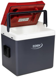 ZORN Cooler Z 26 LNE PX Lodówka akumulatorowa i skrzynka grzewcza EEK: E (A - G) termoelektryczna 230 V, 12 V, 18 V biał