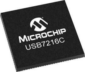 Microchip Hub USB USB7216C/KDX 2-kanałowy Powierzchnia VQFN USB 3.1 3.6V 100-pinowy